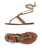 Laidback London Toe Strap Sandals