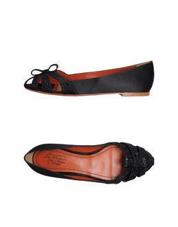 Santoni Rose Ballet Flats