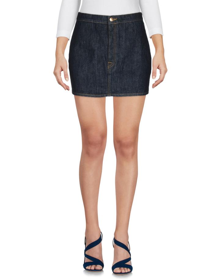 People Denim Skirts