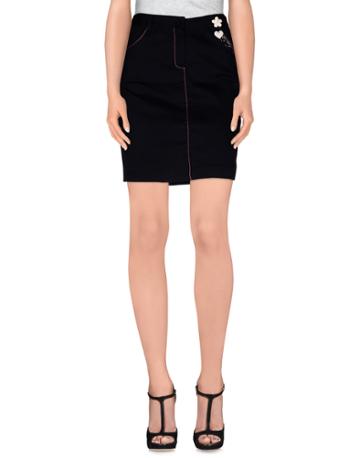 Dp: Jeans Knee Length Skirts