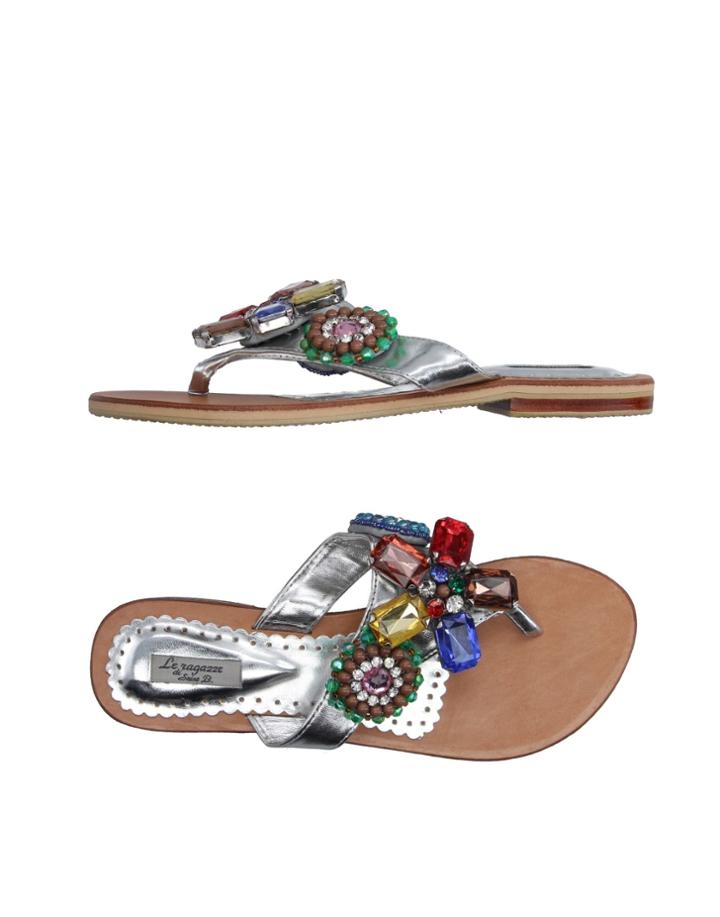 Le Ragazze Di St. Barth Toe Strap Sandals