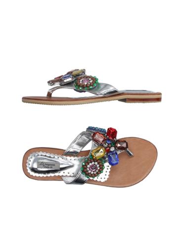 Le Ragazze Di St. Barth Toe Strap Sandals
