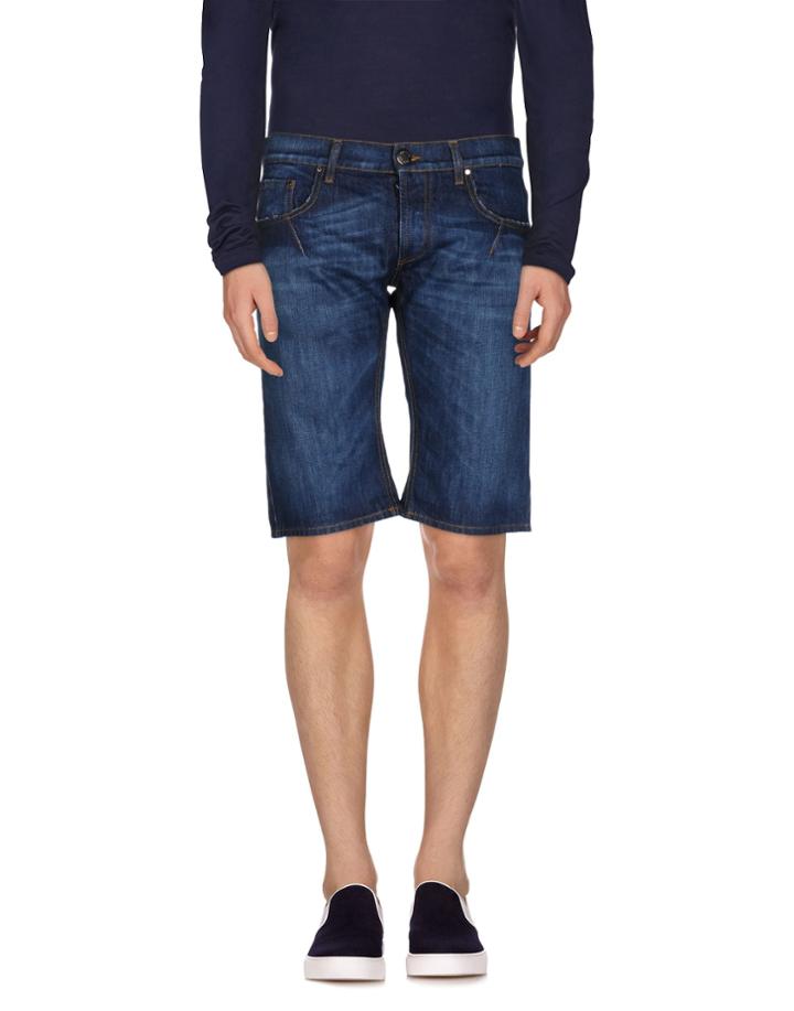 Les Hommes Denim Bermudas