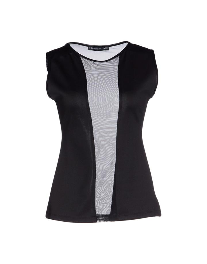 Boutique De La Femme Tank Tops
