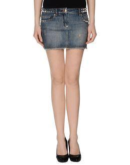 Philipp Plein Denim Skirts