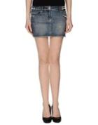 Philipp Plein Denim Skirts