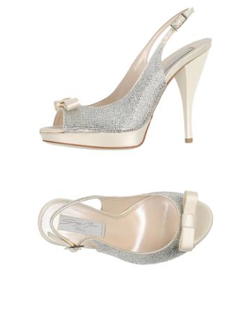 Grey Mer White Sandals