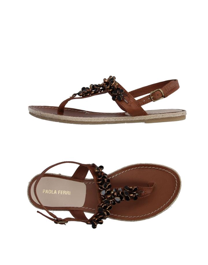 Paola Ferri Toe Strap Sandals