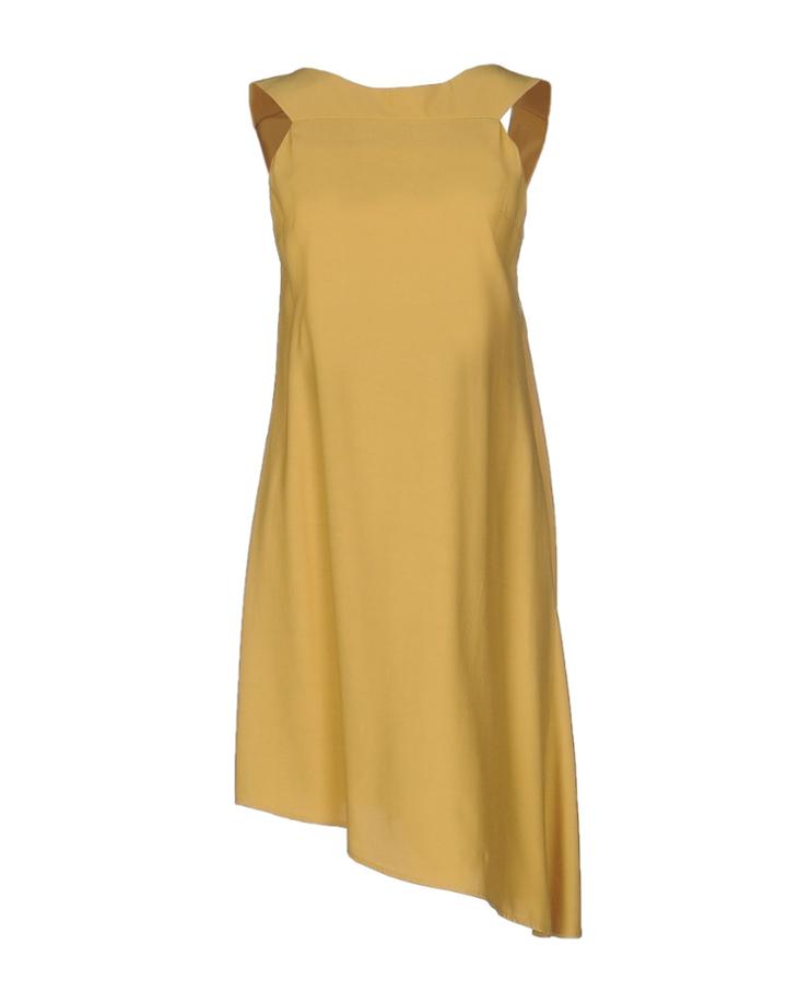 M Gray Knee-length Dresses