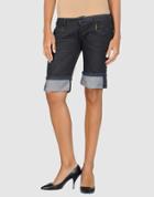 Ring Black Denim Bermudas