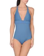 Pink Bow One-piece Swimsuits