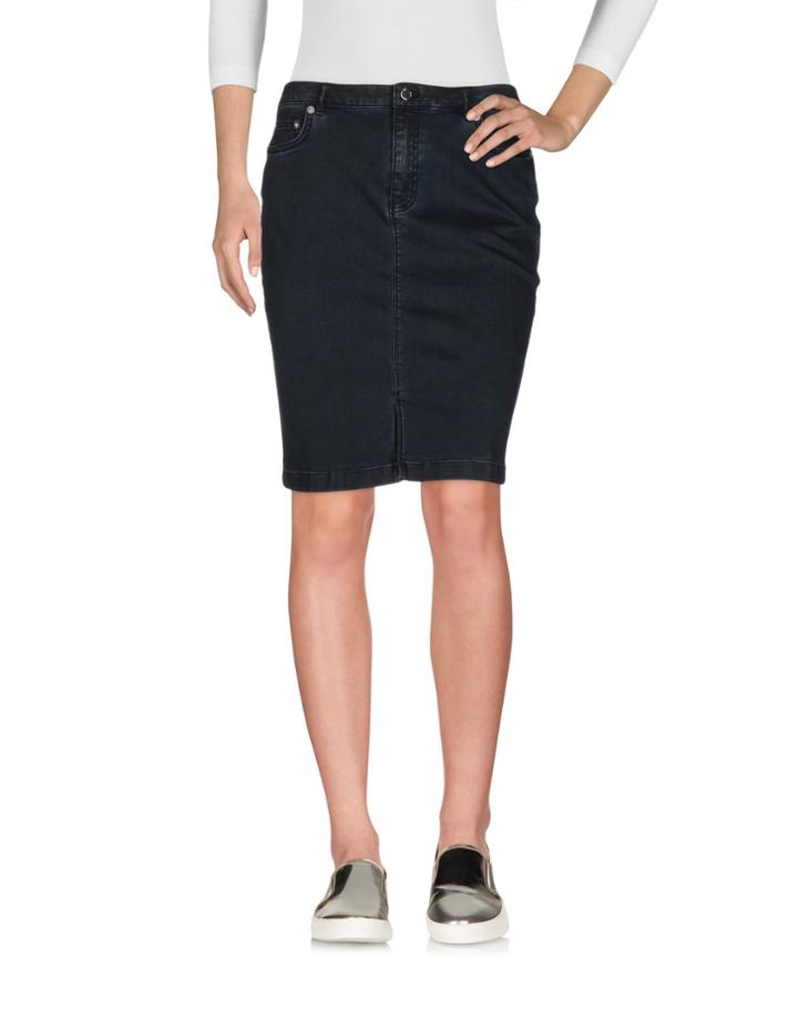 Blk Dnm Denim Skirts