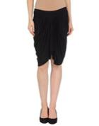 Rick Owens Lilies Knee Length Skirts