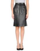 Lagerfeld Leather Skirts