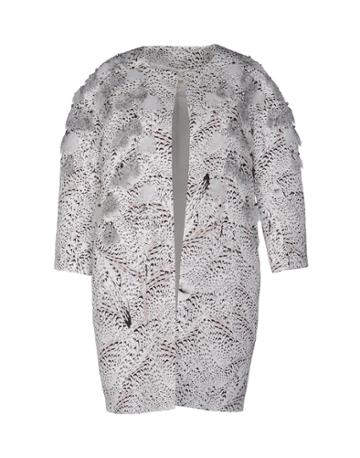 Elisabetta Franchi Gold Overcoats