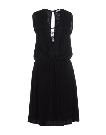 Peacock Blue Knee-length Dresses