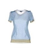 Silk And Soie Short Sleeve Sweaters