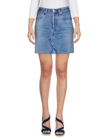 Re/done By Levi's Denim Skirts