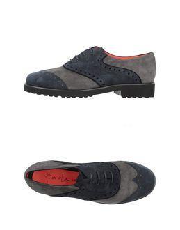Pas De Rouge Lace-up Shoes