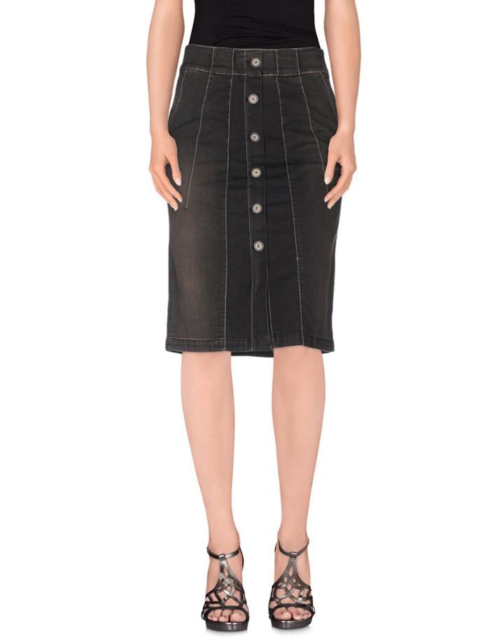 L.p. Di L. Pucci Denim Skirts