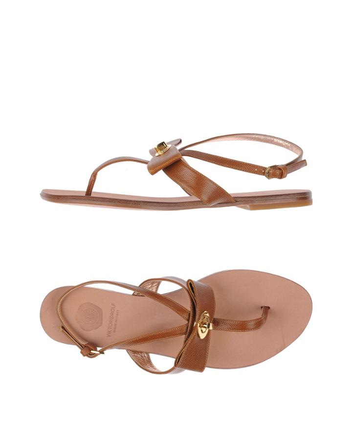 Viktor & Rolf Toe Strap Sandals