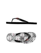 Plein Sport Toe Strap Sandals