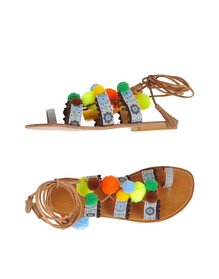 Gia Couture Toe Strap Sandals