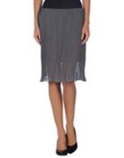 Gold Hawk Knee Length Skirts