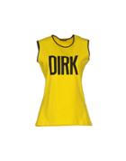 Dirk Bikkembergs Sport Couture Tank Tops
