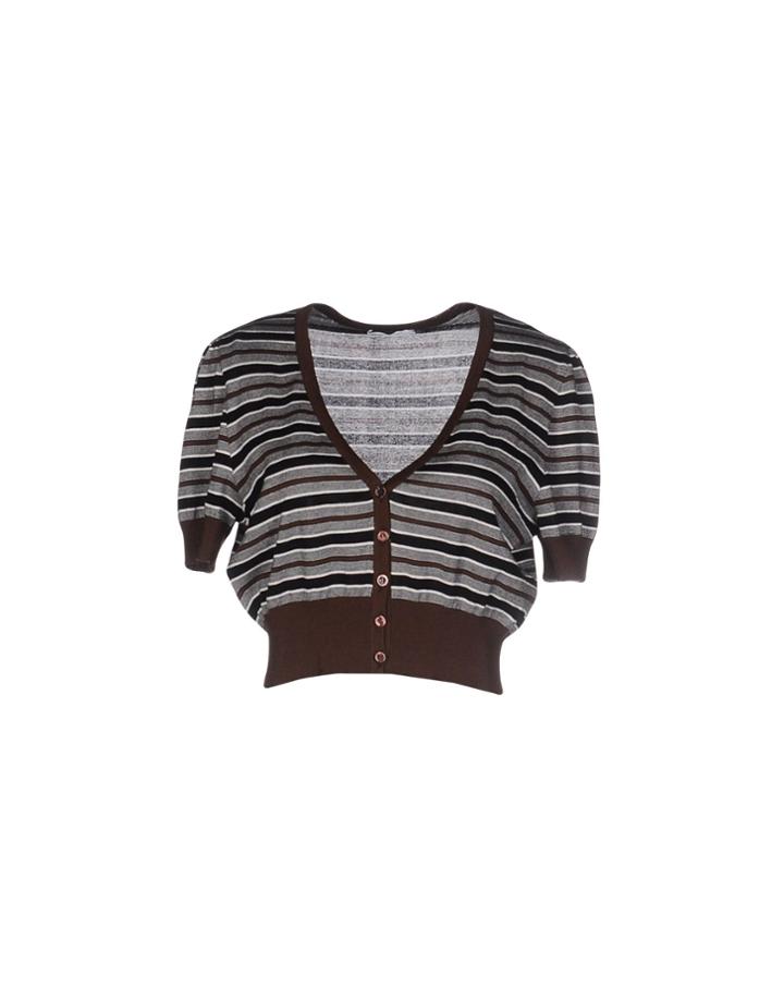 Pollini By Rifat Ozbek Wrap Cardigans