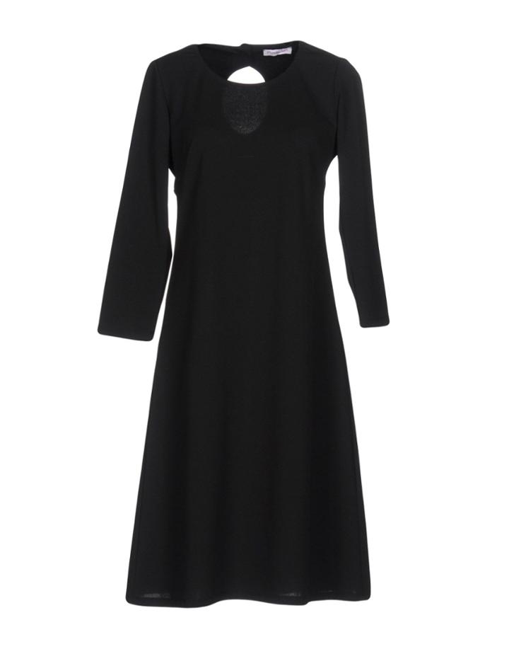 Purple Jam Knee-length Dresses