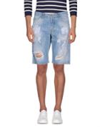 R Sort Homme Denim Bermudas