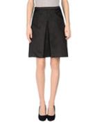 Jil Sander Navy Knee Length Skirts