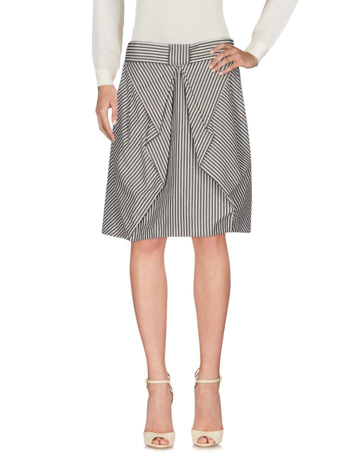 Alba Conde Knee Length Skirts