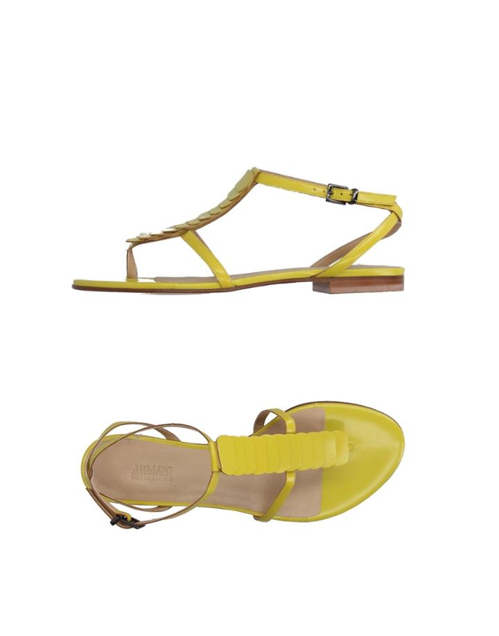 Armani Collezioni Toe Strap Sandals