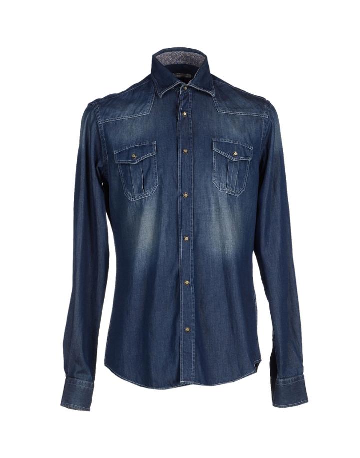 Alpha Studio Denim Shirts