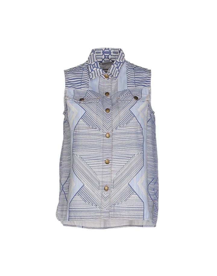Current/elliott + Mary Katrantzou Denim Shirts