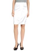 Back Knee Length Skirts