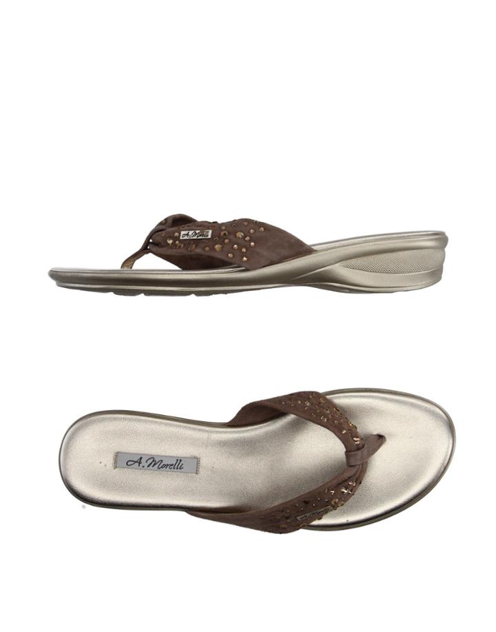 Andrea Morelli Toe Strap Sandals