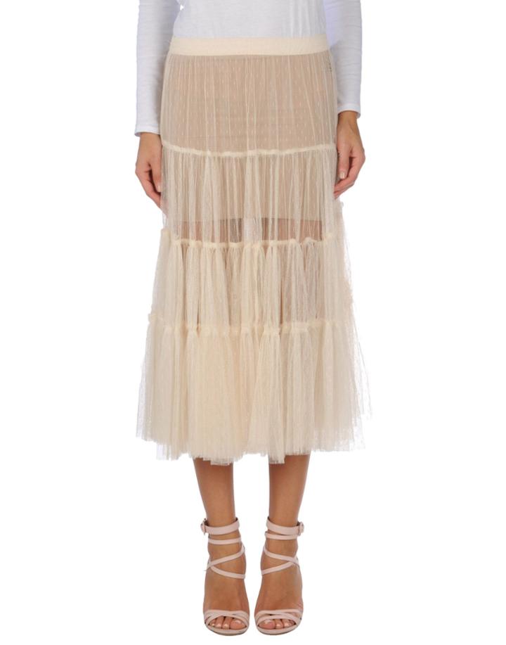 Choklate 3/4 Length Skirts