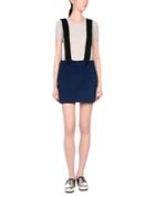 White* Overall Skirts