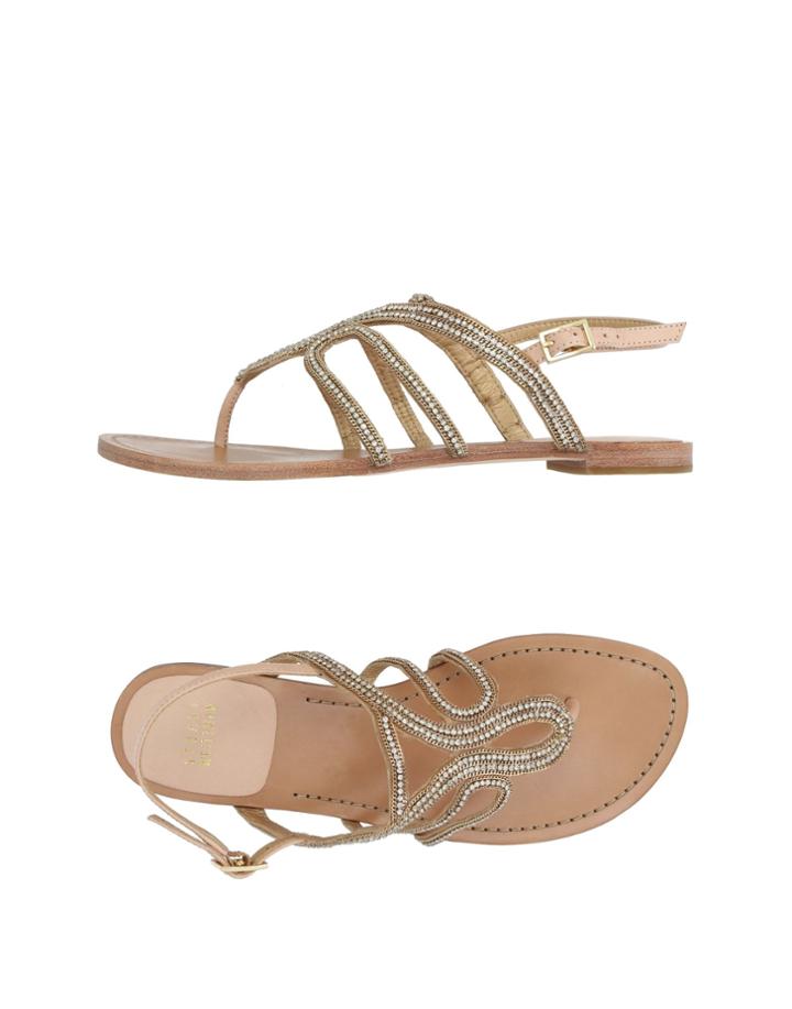 Stuart Weitzman Toe Strap Sandals