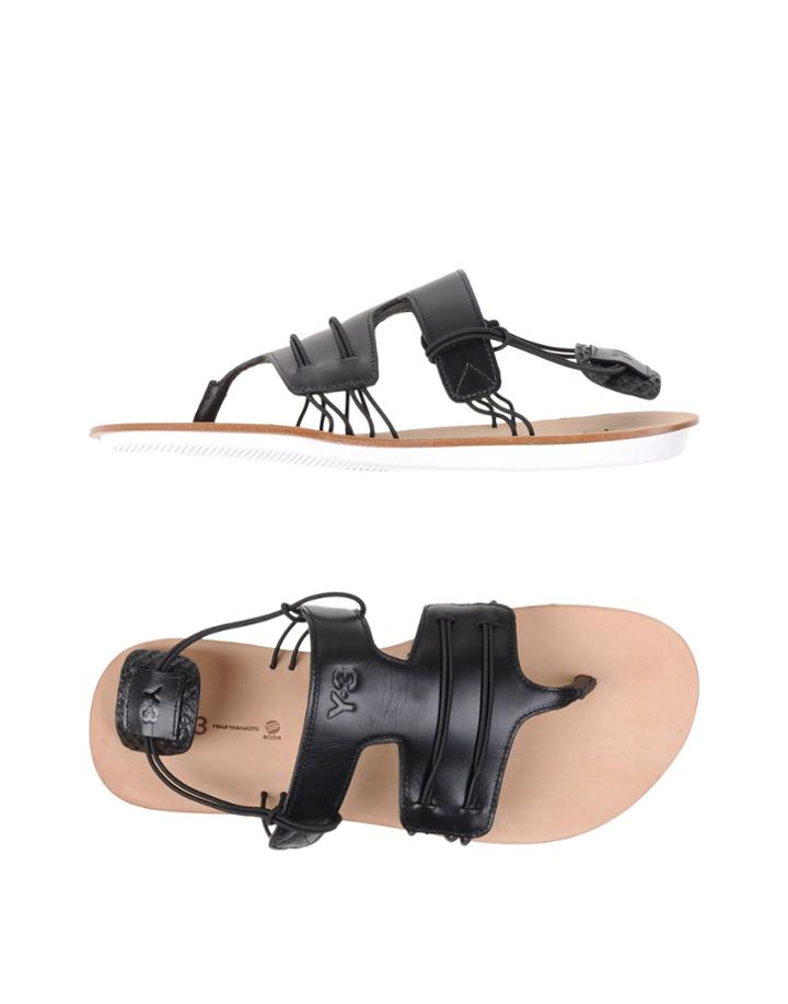 Y-3 Toe Strap Sandals