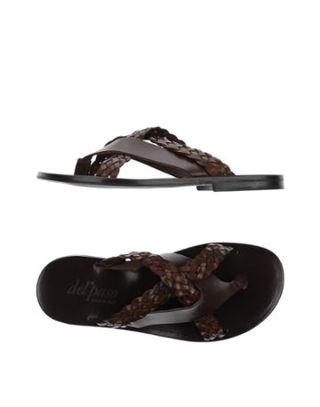 Del Paso Toe Strap Sandals
