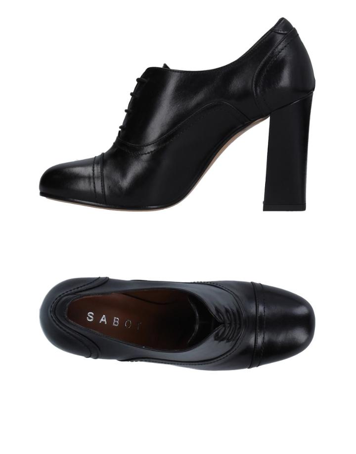 Sabot Lace-up Shoes