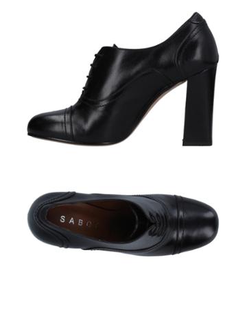 Sabot Lace-up Shoes