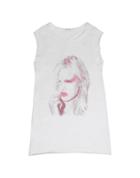 Manila Grace Denim Sleeveless T-shirts