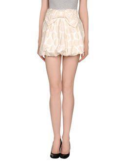 Pink Bow Mini Skirts