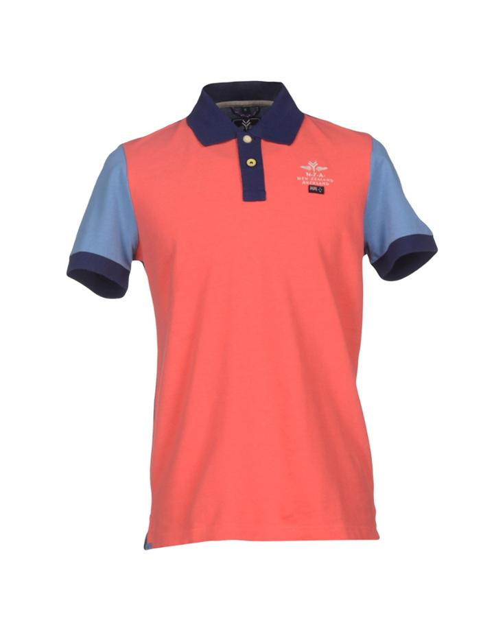 N Z A New Zealand Auckland Polo Shirts