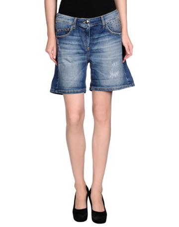 Elisabetta Franchi Gold Denim Bermudas